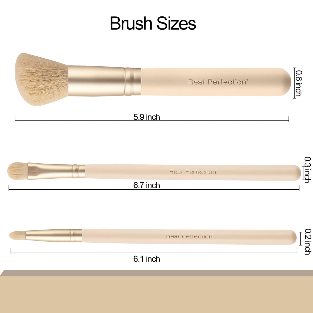 Real Perfection Makeup Brush Set 16 Pcs with 1 Eyebrow Razor Premium Synthetic Foundation Powder Concealers Eyeshadow Blush Makeup Brushes Make up Brushes Kit (Pink)