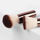 Real Perfection Makeup Brush Set 16 Pcs with 1 Eyebrow Razor Premium Synthetic Foundation Powder Concealers Eyeshadow Blush Makeup Brushes Make up Brushes Kit (Pink)