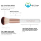 Real Perfection Makeup Brush Set 16 Pcs with 1 Eyebrow Razor Premium Synthetic Foundation Powder Concealers Eyeshadow Blush Makeup Brushes Make up Brushes Kit (Pink)