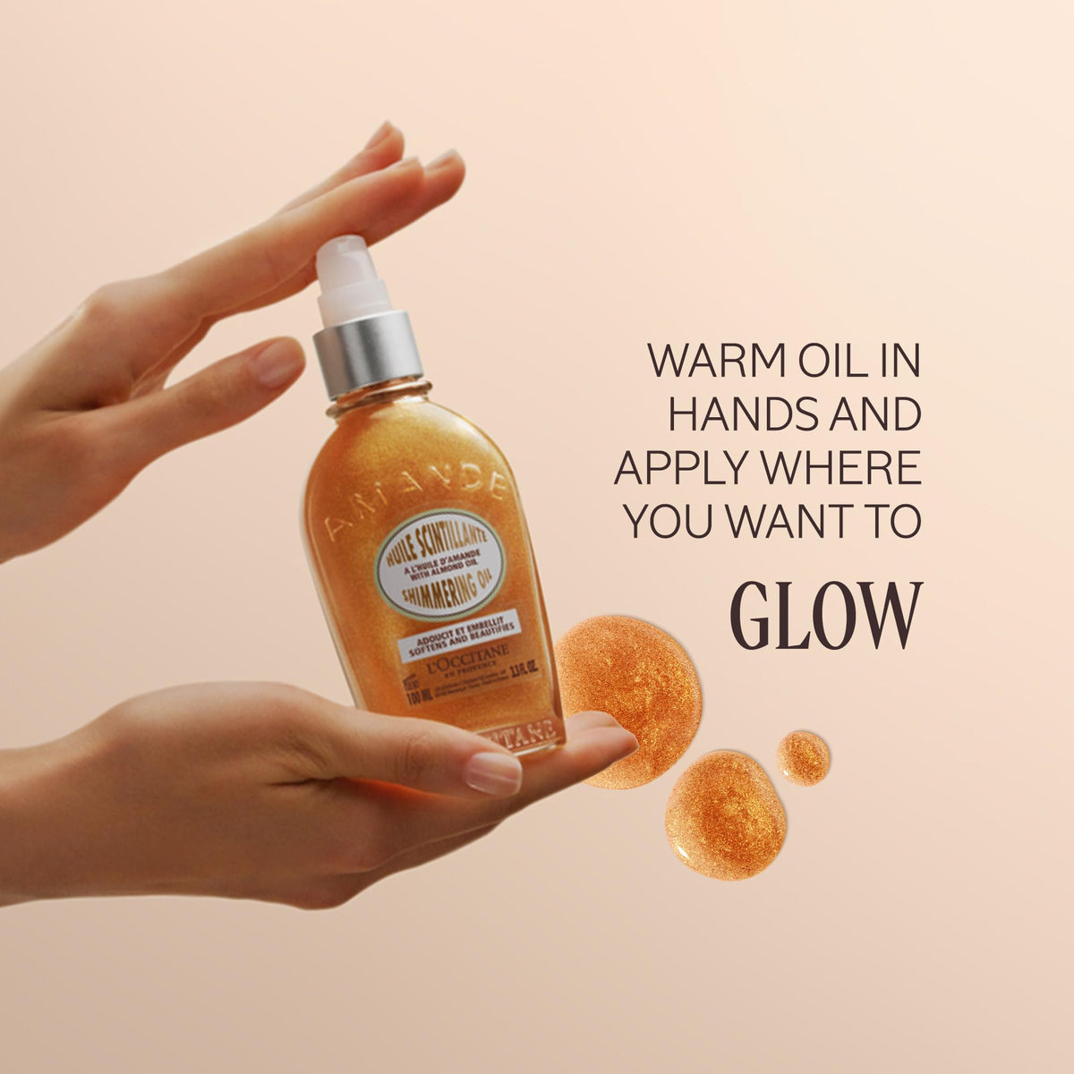 L'OCCITANE Almond Body Oil, Moisturizes, Nourishes, Hydrates, Softens Dry Skin, Absorbs Fast, Lightweight, Non-Greasy, Luxurious Post-Shower Skincare
