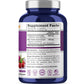NusaPure Liver & Kidney Support with Cranberry Fruit & Milk Thistle Extract 650 mg 60 Capsules Non-GMO Soyfree Dietary Supplement