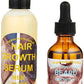 Men Grooming gift set- HAIR GROWTH SERUM AND BEARD GROWTH OIL For Stronger, Thicker Longer Hair-Scalp & Hair Strengthening